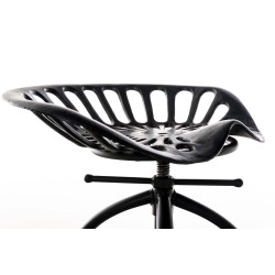 Banqueta de bar preta Mimosa