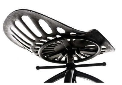 Tabouret de bar noir Mimosa