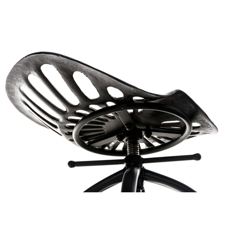 Tabouret de bar noir Mimosa