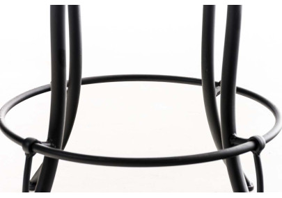 Tabouret de bar noir Mimosa