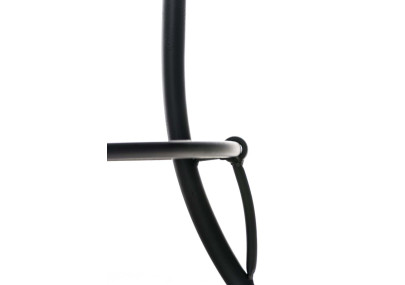 Tabouret de bar noir Mimosa