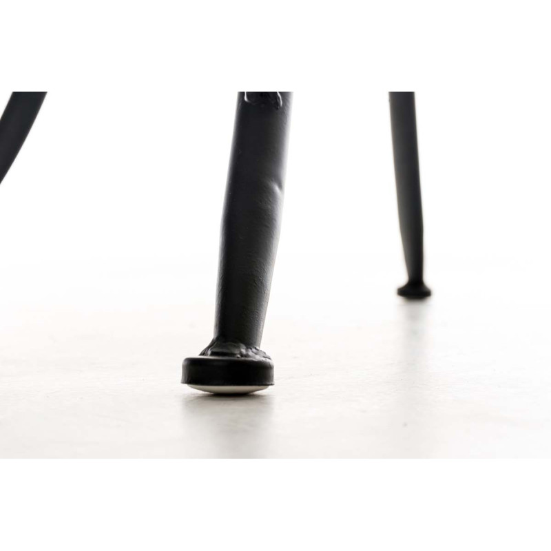 Tabouret de bar noir Mimosa