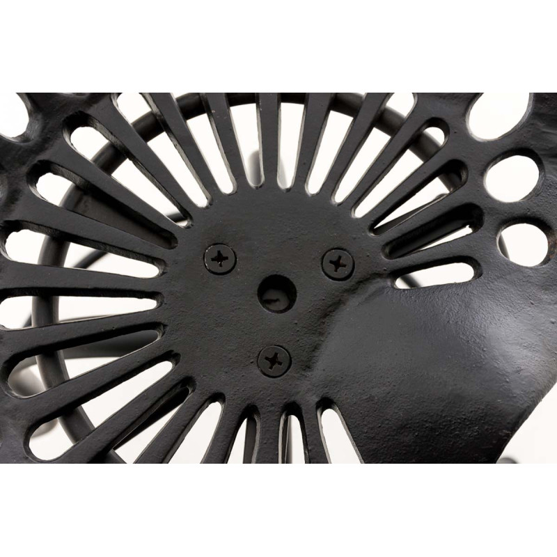 Taburete de bar negro Mimosa