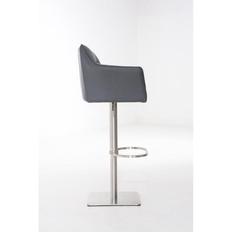 Tabouret de bar gris Damaso E