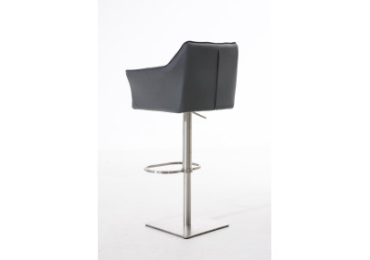 Tabouret de bar gris Damaso E