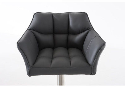 Tabouret de bar gris Damaso E