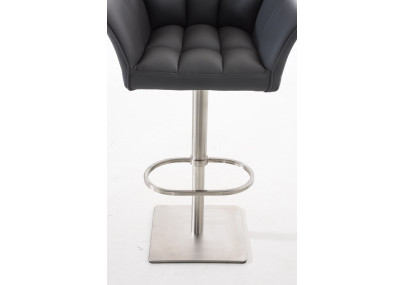 Tabouret de bar gris Damaso E