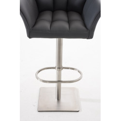 Tabouret de bar gris Damaso E