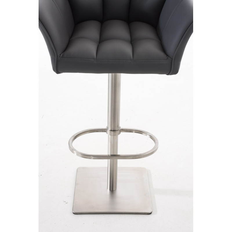 Tabouret de bar gris Damaso E