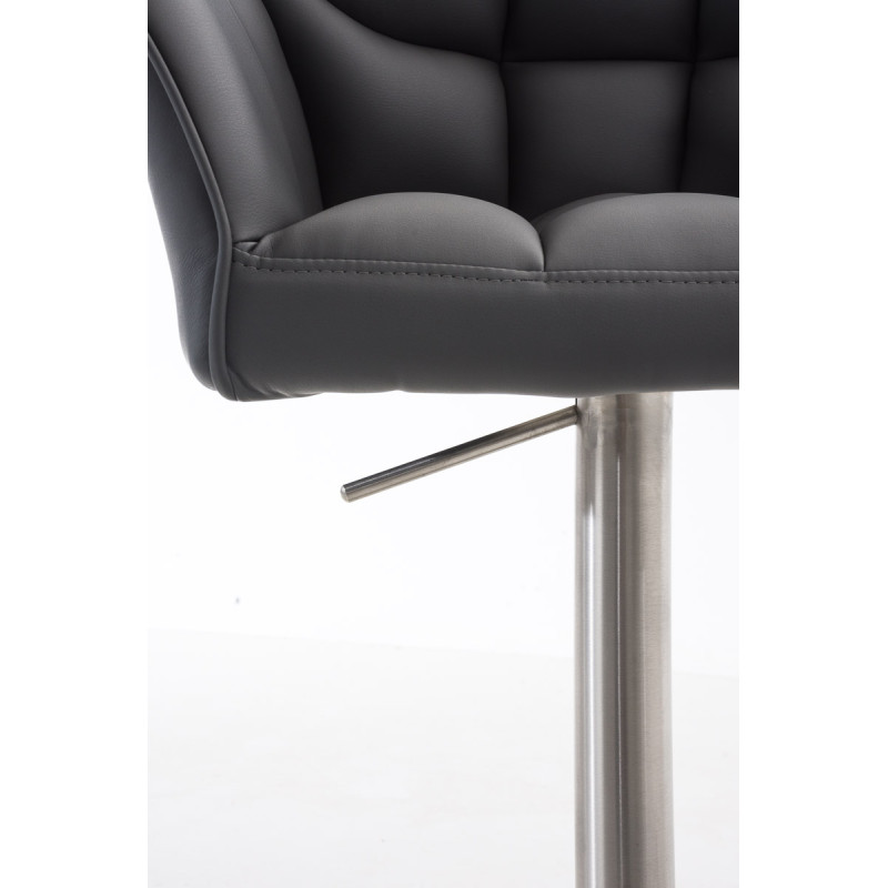 Tabouret de bar gris Damaso E