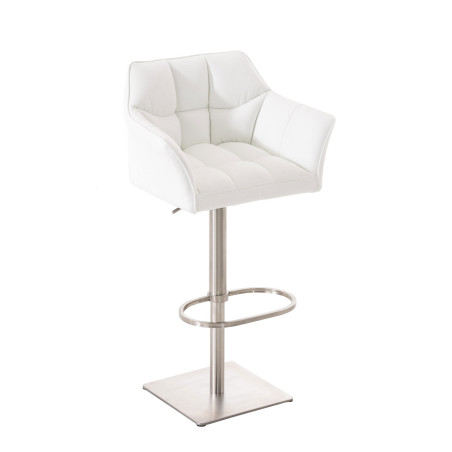 Tabouret de bar blanc Damaso E