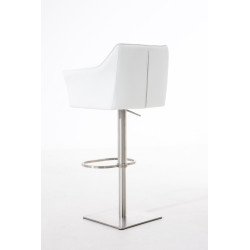 Tabouret de bar blanc Damaso E