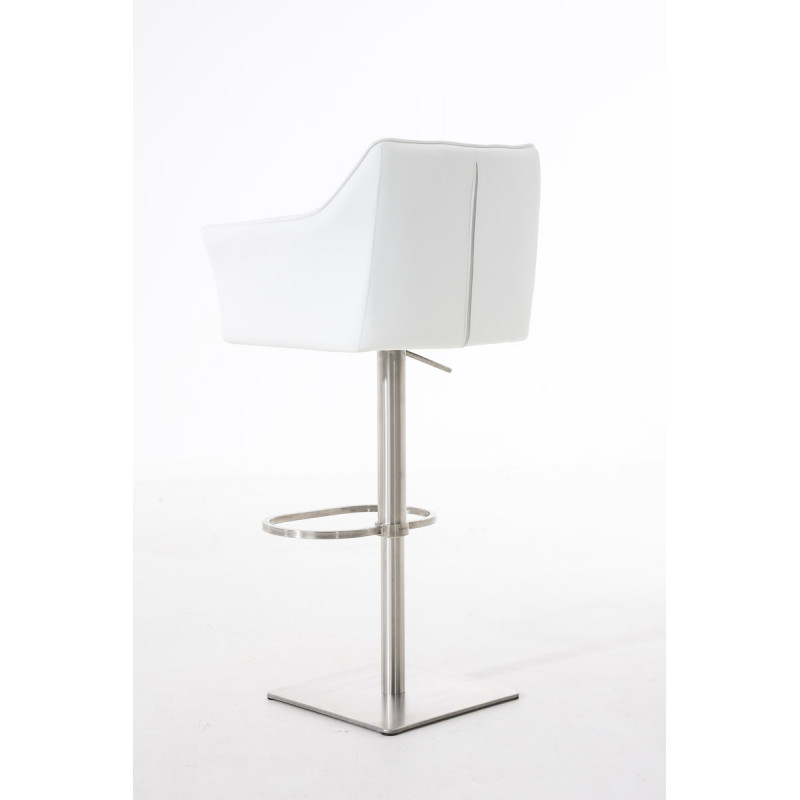 Tabouret de bar blanc Damaso E