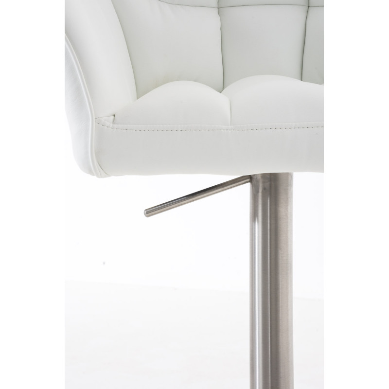 Tabouret de bar blanc Damaso E