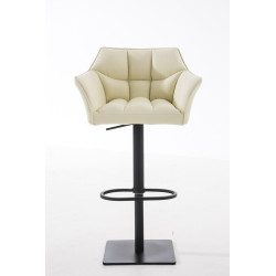 Tabouret de bar Damaso B, crème