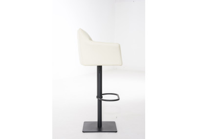 Taburete de bar Damaso B, color crema