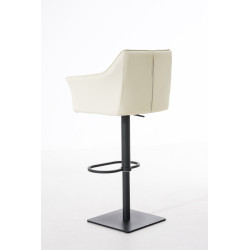 Tabouret de bar Damaso B, crème