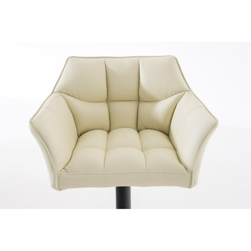 Tabouret de bar Damaso B, crème