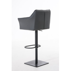 Tabouret de bar gris Damaso B