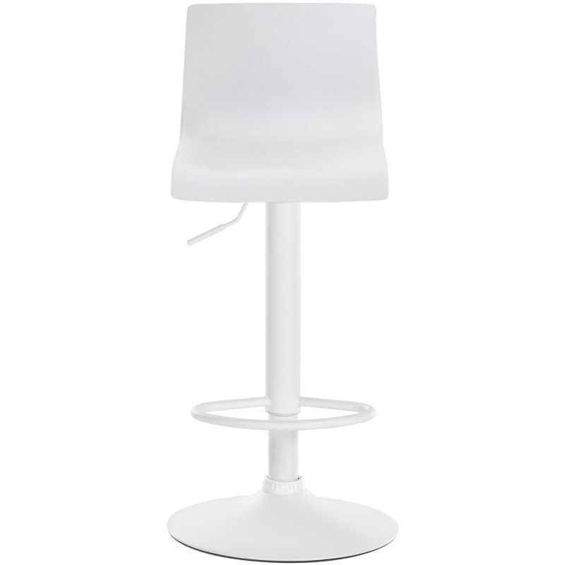 Taburete de bar Hover Blanco,Metal blanco mate