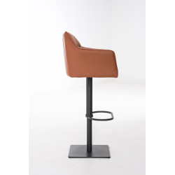 Banqueta de bar Damaso B marrom claro