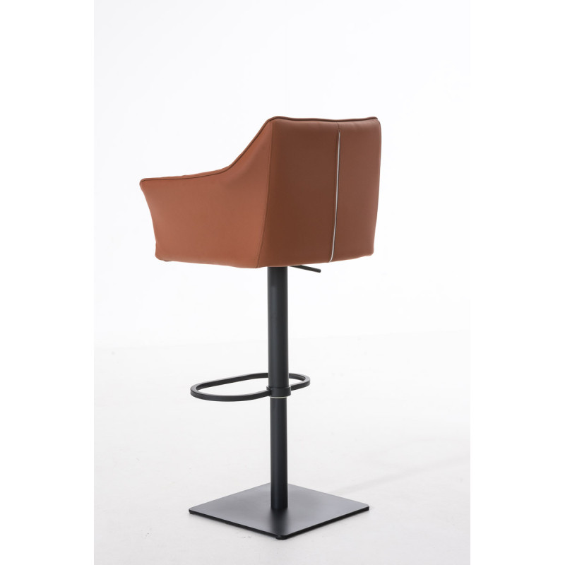 Tabouret de bar Damaso B brun clair