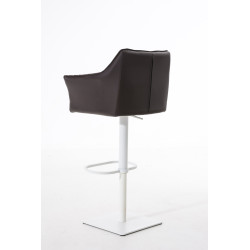 Tabouret de bar Damaso W marron