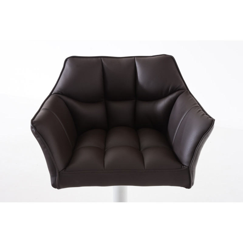 Sgabello da bar marrone Damaso W