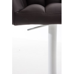 Tabouret de bar Damaso W brun