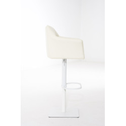 Tabouret de bar Damaso W, crème