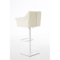 Tabouret de bar Damaso W, crème