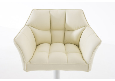 Tabouret de bar Damaso W, crème