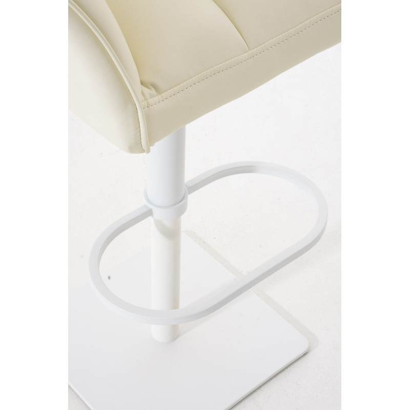 Tabouret de bar Damaso W, crème