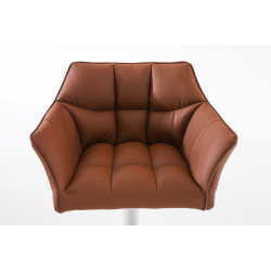 Tabouret de bar Damaso W brun clair