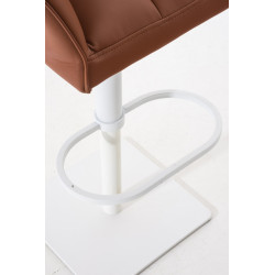 Tabouret de bar Damaso W marron clair