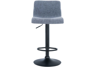 Tabouret de bar Hoover tissu B bleu