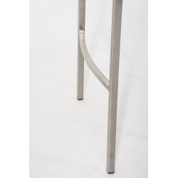 Taburete de bar Damaso E con estructura de 4 patas, marrón