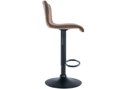 Tabouret de bar Hoover tissu B marron