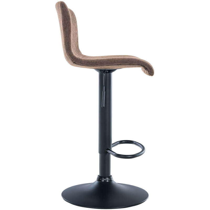 Tabouret de bar Hoover, tissu B brun