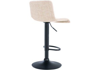 Tabouret de bar Hoover tissu B crème