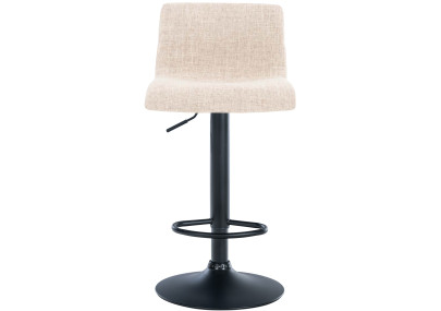 Tabouret de bar Hoover tissu B crème