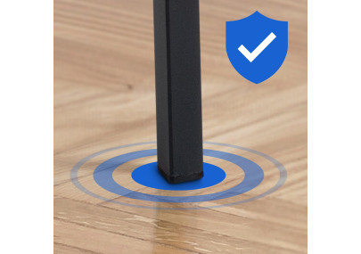 Taburete de bar Damaso B, tapizado en tela con estructura de 4 patas, blanco