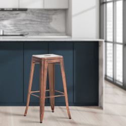 Tabouret de bar en cuivre Joshua
