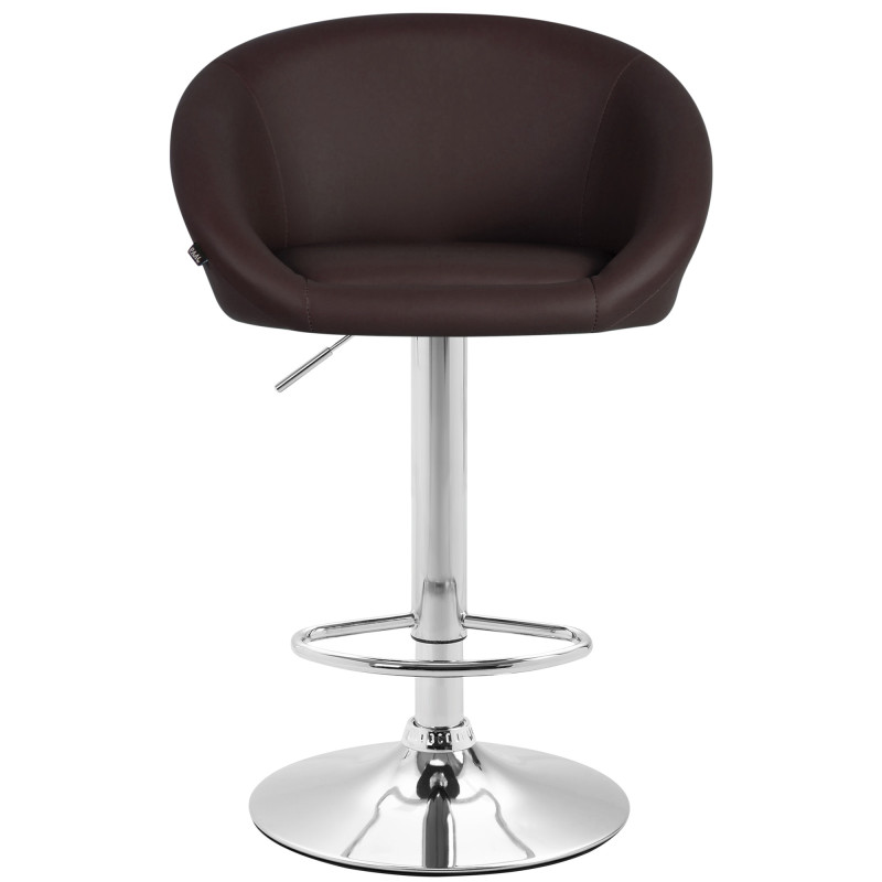 Tabouret de bar Miami V2 C brun
