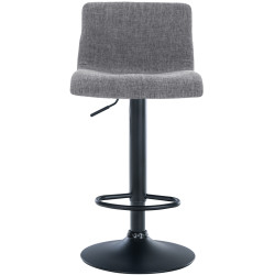 Tabouret de bar Hoover, tissu B gris clair