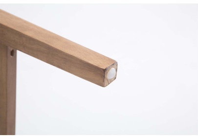 Sgabello da bar Louise, tessuto antico-chiaro, grigio chiaro