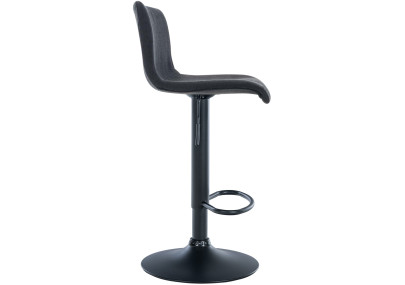 Tabouret de bar Hoover tissu B noir