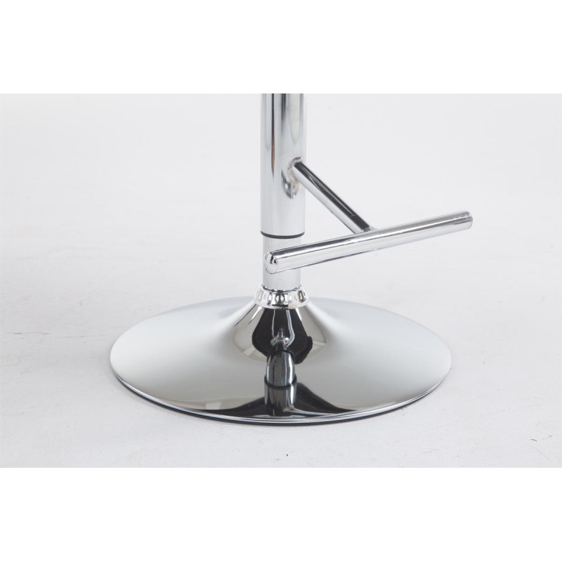 Tabouret de bar Los Angeles, tissu C gris foncé