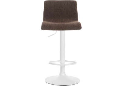 Tabouret de bar Hoover tissu W marron