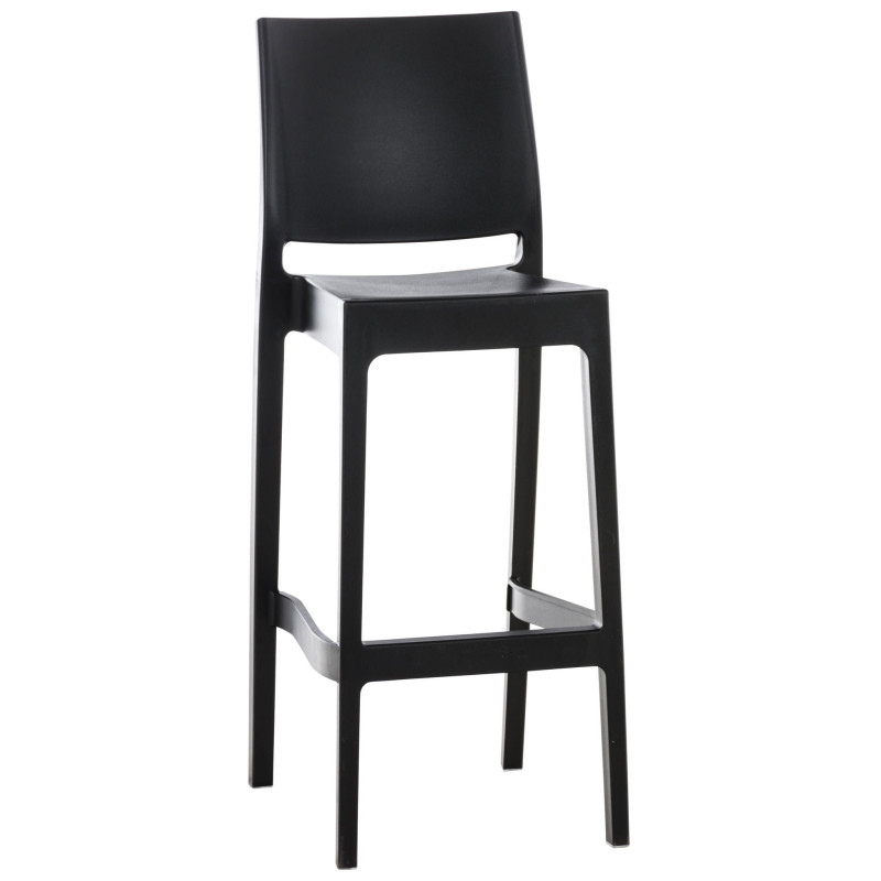 Tabouret de bar noir Maya